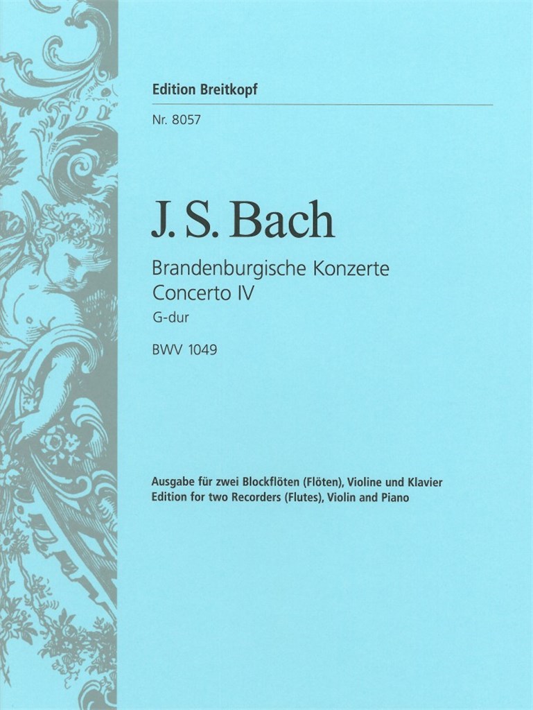 Brandenburg. Konz. 4 G BWV1049